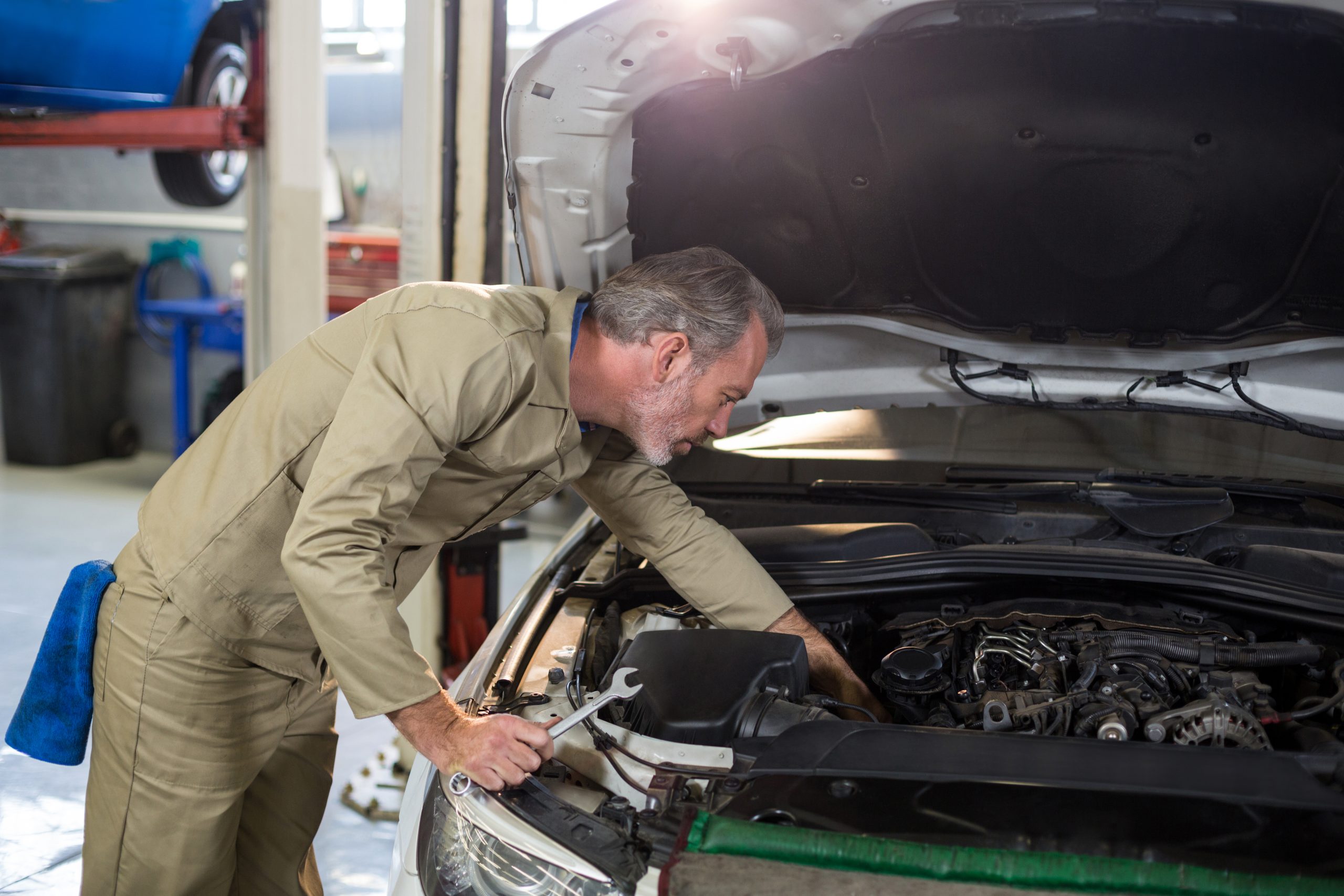 Engine installation service performed by a professional mechanic at TruFix Auto Repair in Nampa ID
